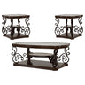 Arrize - Coffee And End Table Set With Scroll Legs
