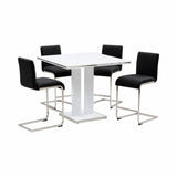 Amanda - Dining Table Set With Stools