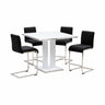 Amanda - Dining Table Set With Stools