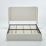 Carmen - Minimalist Upholstered Wingback Bed Frame With High Headboard
