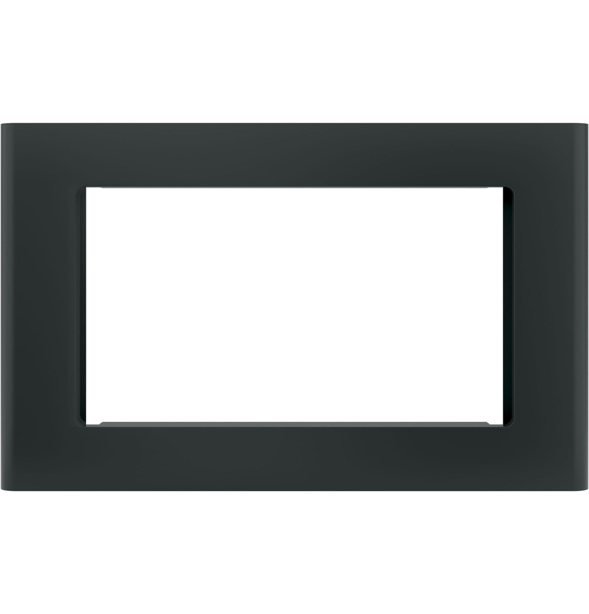 GE Profile JX9152DJBB 27 Inch Built-In Microwave Trim Kit Black front view