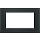 GE Profile JX9153DJBB 30 inch built-in microwave trim kit in black front view