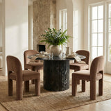 Celine - Velvet Performance Fabric Upholstered Dining Chair (Set of 2)