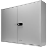 400 Keys Adjustable Key Lock Box With Digital Lock - Gray