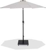 Fiji - Aluminum Patio Umbrella With Square Black Base