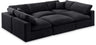 Comfy - 6 Piece Velvet Sectional