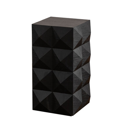Side Table With 3D Embossed Pattern Design
