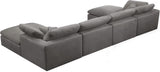 Cozy - 6 Piece Modular Double Chaise Sectional