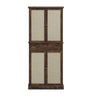4 Door Storage Cabinet With 1 Drawer, With 4 Adjustable Inner Shelves