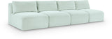 Shaggy - 4 Seat Modular Armless Sofa