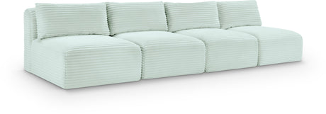 Shaggy - 4 Seat Modular Armless Sofa