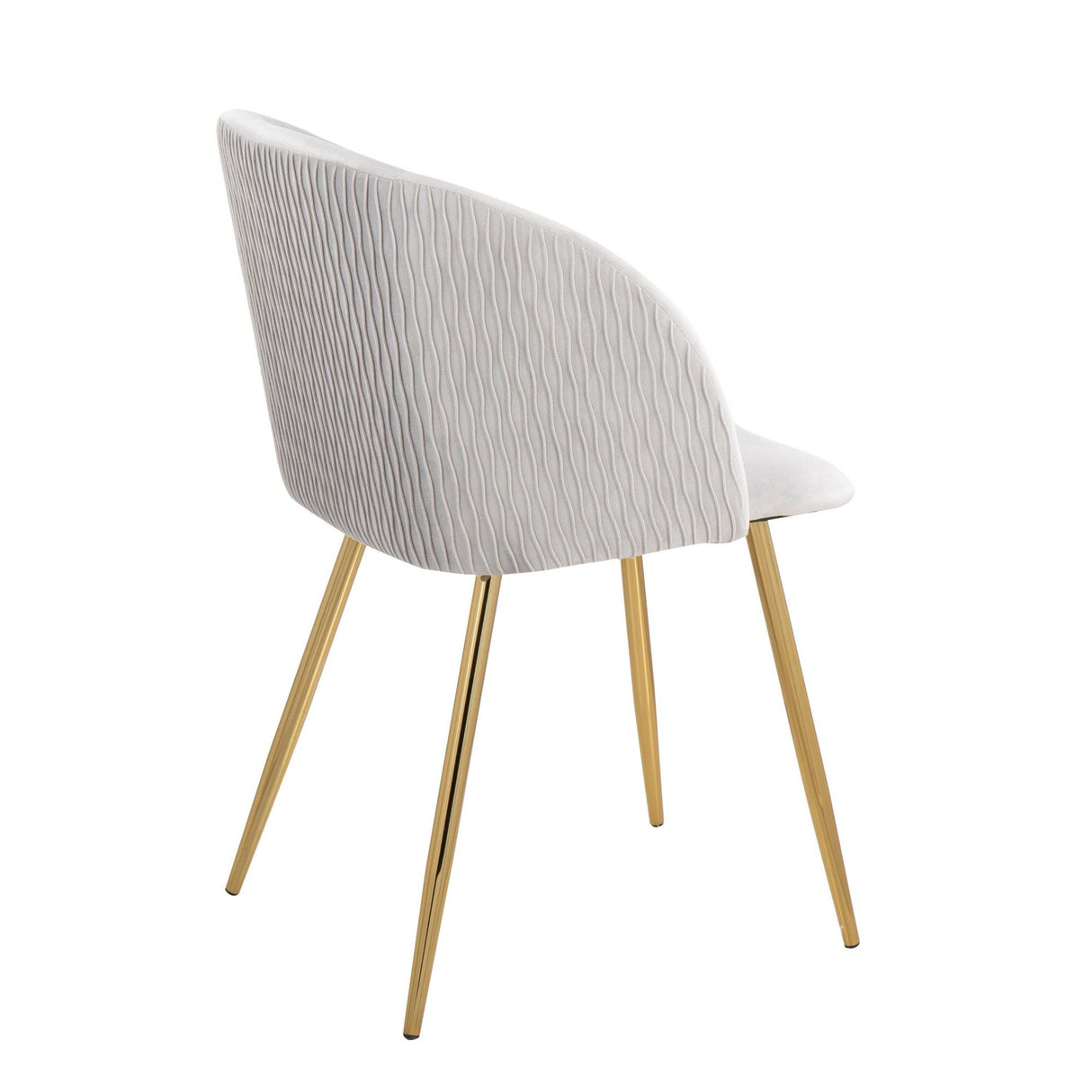 Luna - Pleated Contemporary Chair (Set of 2)