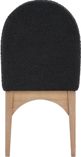 Waldorf - Boucle Dining Side Chair With Natural Legs