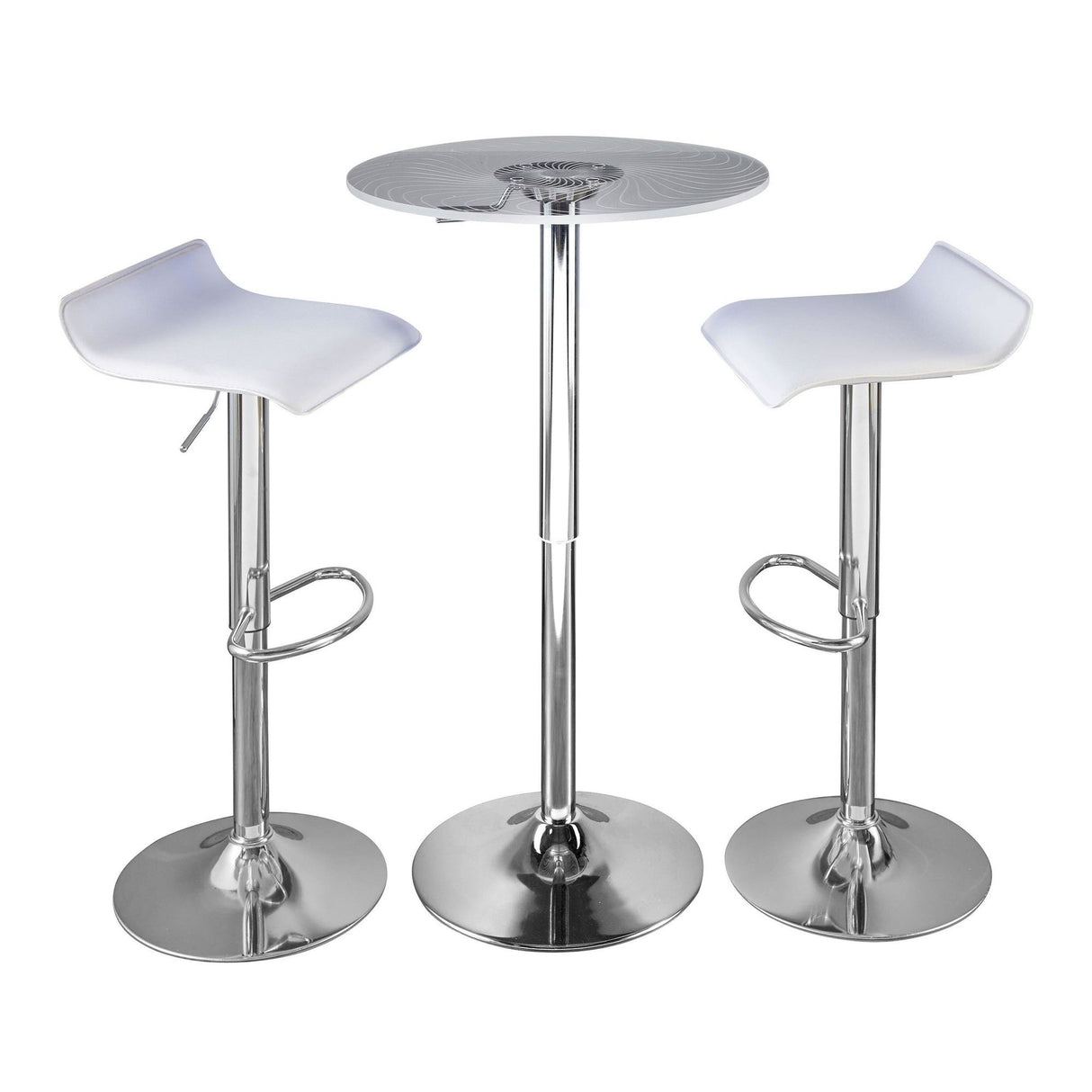 Spyra - Ale 3 Piece Bar Set - Chrome Metal