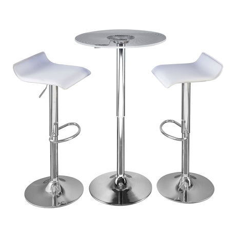 Spyra - Ale 3 Piece Bar Set - Chrome Metal