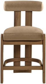 Arienzo - Velvet Upholstered Counter Stool (Set of 2)