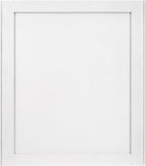 Modernist - Mirror With Stainless Steel Base - White