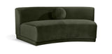 Avra - Velvet Performance Fabric Upholstered Armless Sofa