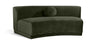 Avra - Velvet Performance Fabric Upholstered Armless Sofa