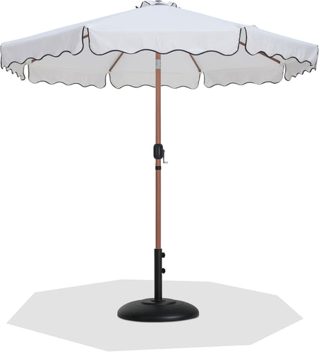 Amalfi - Patio Umbrella - Black Base / Light Brown Pole