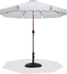 Amalfi - Patio Umbrella - Black Base / Light Brown Pole