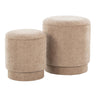 Marla - Upholstered Ottoman Set (Set of 2)