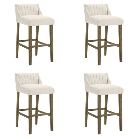 Fauna - Modern Transitional Wood Bar Height Kitchen Bar Stool