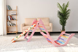 Gardenia - Pikler Triangle Set, Montessori Toddler Climbing Toys, 2 Piece