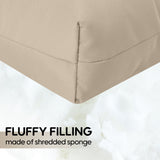 2 Piece High Back Patio Chair Cushion Set