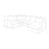 Melody - Sectional Sofa With Plush Cushioning