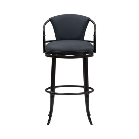 Otis - Upholstered Swivel Bar Height Barstool