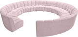 Infinity - 12 Piece Velvet Modular Sectional
