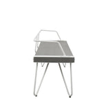 Stefani - Bench - White And Gray
