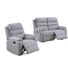 2 Piece Living Room Set With Manual Reclining Loveseat And Recliner