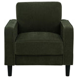 Ruth - Upholstered Track Arm Accent Chair
