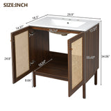 Bathroom Vanity Cabinet With Doors, Soft Close Design