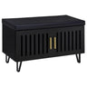 Brixton - 2-Door Padded Entryway Shoe Storage Bench