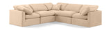 Indulge - Velvet 5 Piece Modular Corner Sectional