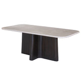 Jacory - Dining Table With Bottocino Marble Top - Espresso