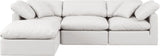 Indulge - Faux Leather 4 Piece Modular Sectional With Chaise