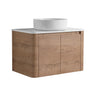 Wall Mounted Bathroom Vanity & Art Sink & 1 Soft Close Door
