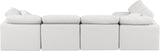 Indulge - Faux Leather 5 Piece Modular Sectional