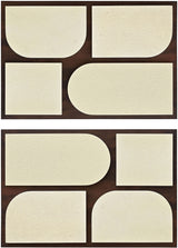 Icon - Mango Wood 2 Piece Wall Art