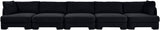 Hammond - Velvet Performance Fabric Upholstered 5 Piece Sofa