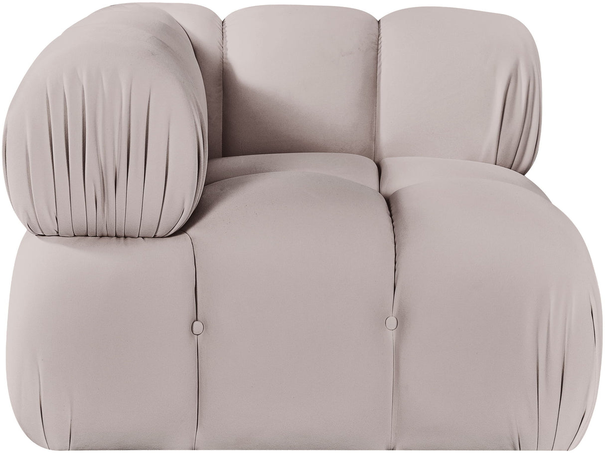 Orin - Velvet Performance Fabric Upholstered Modular Corner Chair