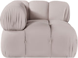 Orin - Velvet Performance Fabric Upholstered Modular Corner Chair