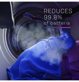 GE Profile PFD87GSSVWW gas dryer — steam feature