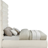 Adam - Chenille Fabric Bed With 89" Headboard