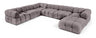 Orin - 7 Piece Modular Sectional (3 Modular Chairs, 3 Corner Chairs & Ottoman)