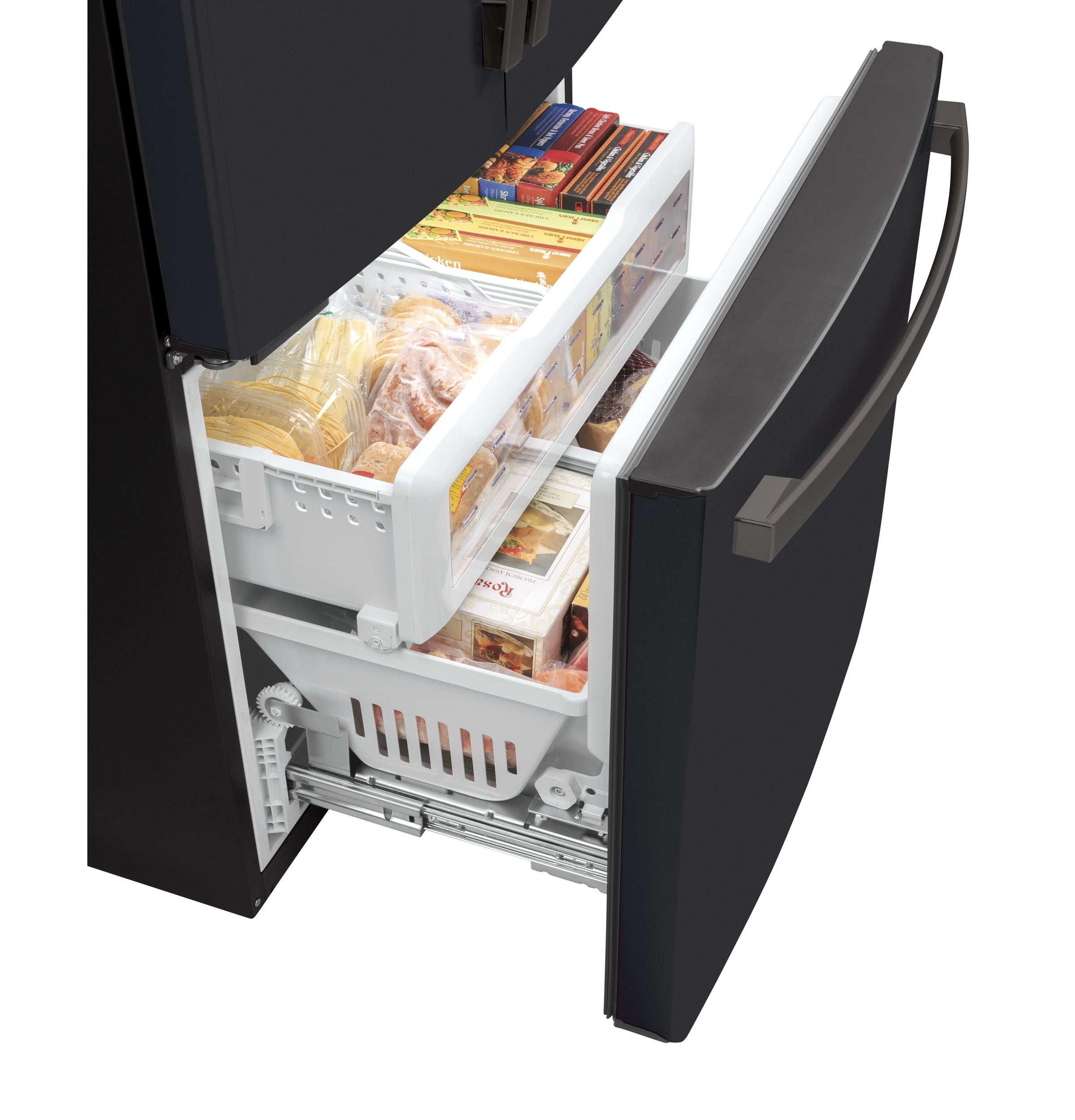GE GWE23GENDS French Door Refrigerator - Thumbnail 5